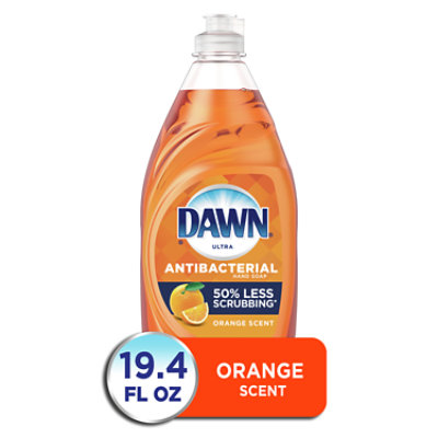 Dawn Ultra Antibacterial Dishwashing Liquid Dish Soap Orange Scent - 19.4 Fl. Oz.