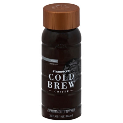 Starbucks Cold Brew Coffee Black Unsweetened - 32 Fl. Oz.