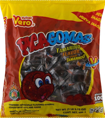 Vero Gummies Pica Gomas Tamarind 100 Count - 21 Oz - Image 2