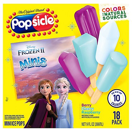 Popsicle Ice Pops Disney Frozen Minis - 18 Count - Image 3