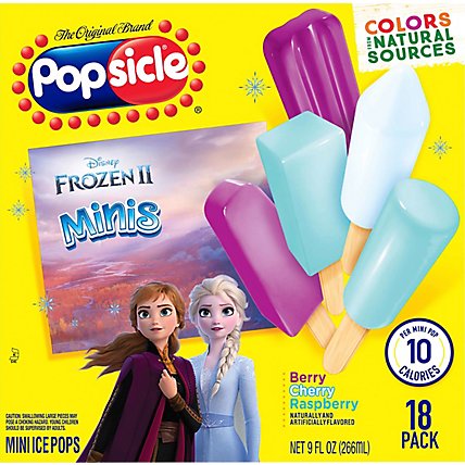 Popsicle Ice Pops Disney Frozen Minis - 18 Count - Image 2