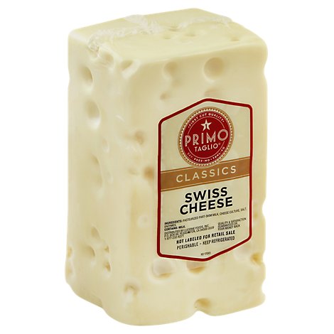 Primo Taglio Classic Swiss Cheese - 0.50 Lb