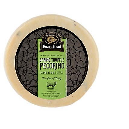 Boars Head Spring Truffle Pecorino Cheese - 0.50 LB - Image 1