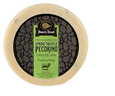 Boars Head Spring Truffle Pecorino Cheese - 0.50 LB