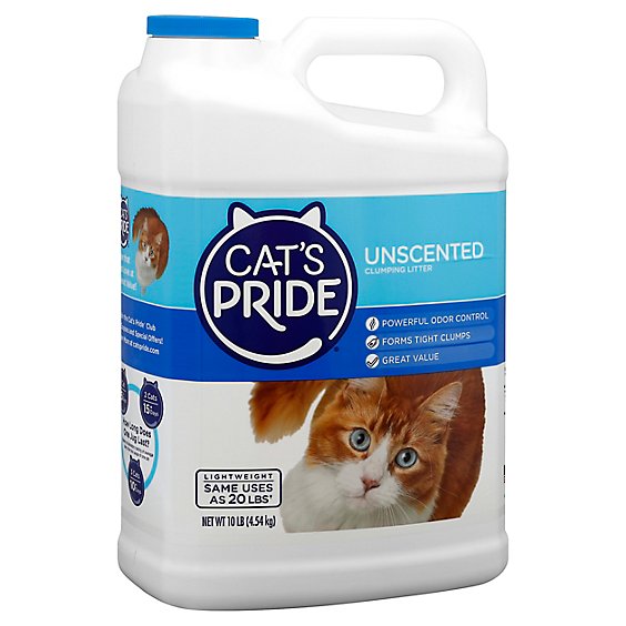 Cats Pride Cat Litter Lightweight Unscented Jug - 10 Lb