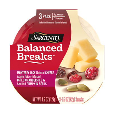 Sargento Montery Jack Apple Cranberry - 4.5 Oz - Jewel-Osco