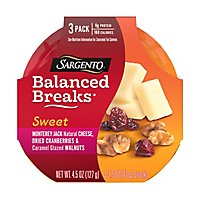 Sargento Balanced Breaks Sweet Montery Jack Cheese Dried Cranberry 3 Count - 4.5 Oz - Image 1