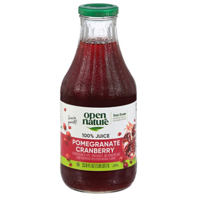 Open Nature 100% Juice Pomegranate Cranberry Blend - 33.8 Fl. Oz. - Image 2