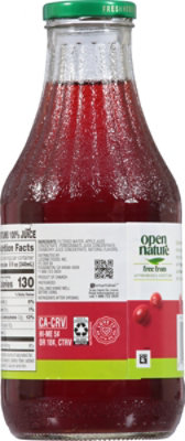 Open Nature 100% Juice Pomegranate Cranberry Blend - 33.8 Fl. Oz. - Image 5