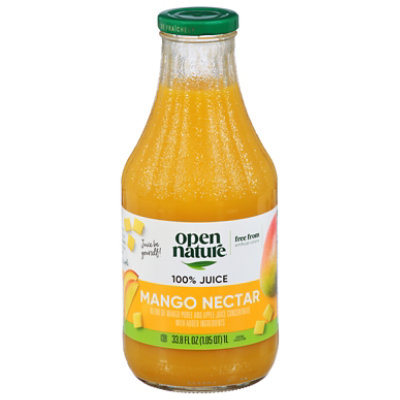 Open Nature 100% Juice Mango Nectar From Concentrate - 33.8 Fl. Oz. - Image 2
