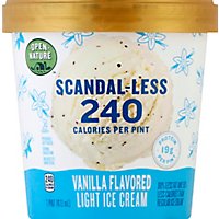 Open Nature Scandal-Less Vanilla Bean Light Ice Cream - 1 Pint - Image 2
