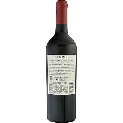 Deloach California Cabernet Red Wine - 750 Ml - Image 4