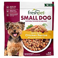 Freshpet Select Dog Food Small Dog Grain Free Bite Sized Chicken Morsels Chicken Bag - 1 Lb - Image 2