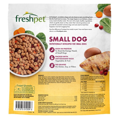 Freshpet Select Dog Food Small Dog Grain Free Bite Sized Chicken Morsels Chicken Bag 1 Lb tomthumb