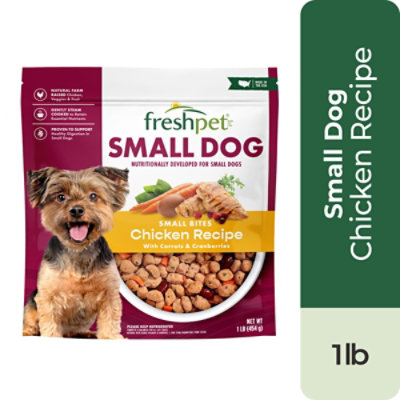 Freshpet Select Dog Food Small Dog Grain Free Bite Sized Chicken Morsels Chicken Bag - 1 Lb