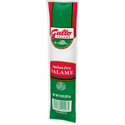 Gallo Salame Italian Dry Salame Chub - 8 Oz - Image 1