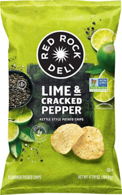 Red Rock Deli Lime & Cracked Pepper Potato - 6.875 Oz - Image 2