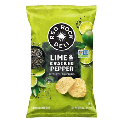 Red Rock Deli Lime & Cracked Pepper Potato - 6.875 Oz