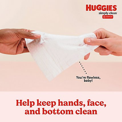 Huggies Simply Clean Unscented Baby Wipes - 64 Count - Image 4
