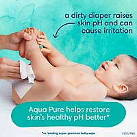 Pampers Aqua Pure Sensitive 6X Pop Top Baby Wipes - 336 Count - Image 4