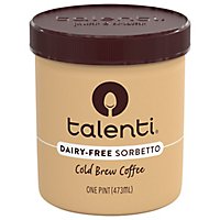Talenti Sorbetto Dairy Free Cold Brew Coffee - 1 Pint - Image 1