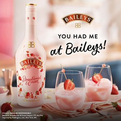 Baileys Strawberries and Cream Liqueur - 750 Ml - Image 1