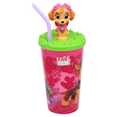 Paw Patrol Girls Plastic Cup, Paw Patrol Cups Straws