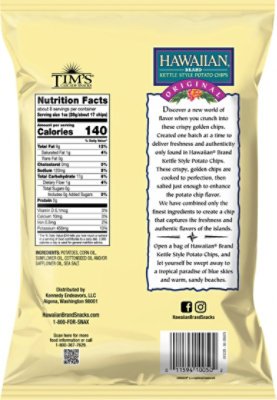 Hawaiian Original Kettle Chips - 7.5 Oz - Image 6