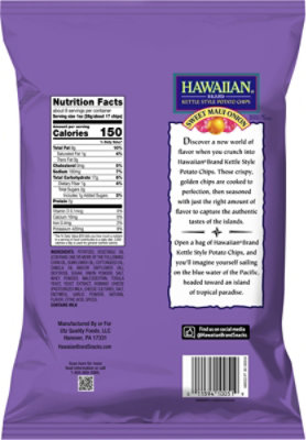 Hawaiian Kettle Style Sweet Maui Onion Chips - 7.5 Oz - Image 6