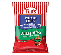Tims Jalapeno Potato Chips - 7.75 Oz