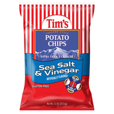 Tims Chips Sea Salt & Vinegar - 7.5 Oz - Image 3