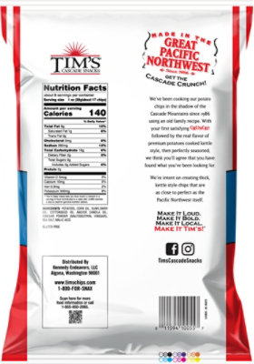 Tims Chips Sea Salt & Vinegar - 7.5 Oz - Image 6