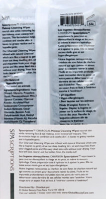 Global Charc Makeup Cleans Wipes 60ct - 5 Oz - Image 5