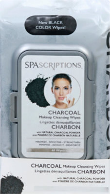 Global Charc Makeup Cleans Wipes 60ct - 5 Oz - Image 2