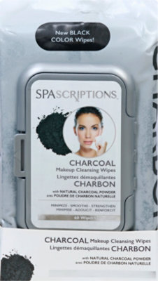 Global Charc Makeup Cleans Wipes 60ct - 5 Oz