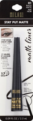 Mil Matte 17 Hr Lq Lnr Black - .09  Fl. Oz. - Image 2