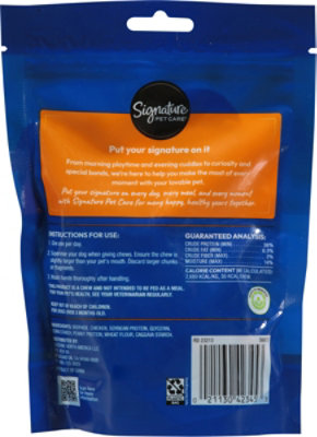 Signature Pet Care Dog Treat Dumbbells Chicken Flavor Pouch - 4 Oz - Image 5