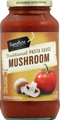 Signature SELECT Pasta Sauce Traditional Mushroom Jar - 25 Oz - Image 2