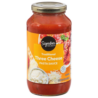 Signature SELECT Pasta Sauce Traditional Three Cheese Jar - 25 Oz - Image 2