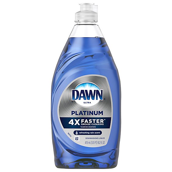 Dawn Platinum Dishwashing Liquid Dish Soap Refreshing Rain Scent - 16.2 Fl. Oz.