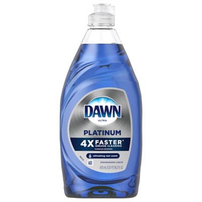 Dawn Platinum Dishwashing Liquid Dish Soap Refreshing Rain Scent - 16.2 Fl. Oz. - Image 1