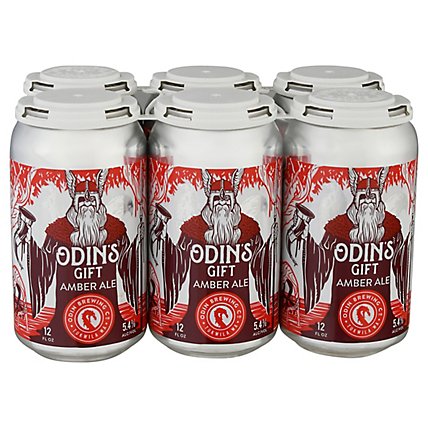 Odin Odins Gift Amber Ale In Cans - 6-12 Fl. Oz. - Image 3