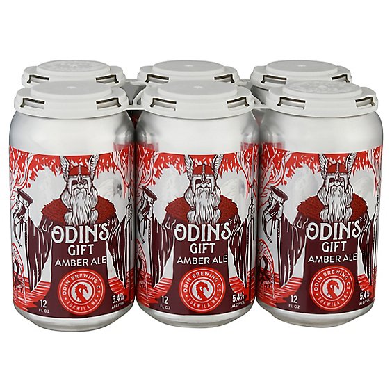 Odin Odins Gift Amber Ale In Cans - 6-12 Fl. Oz.