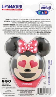 Lip Smacker Minnie Disney Emoji Lip Balm - 0.26 Oz - Image 3