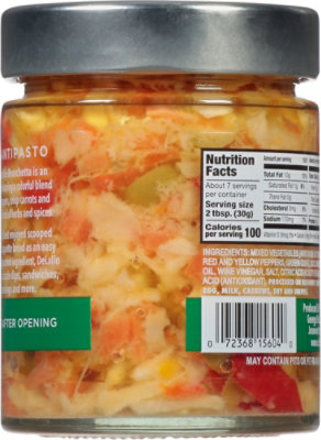 Delallo Vegetable Bruschetta - 7.05 Oz - Image 6