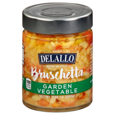 Delallo Vegetable Bruschetta - 7.05 Oz