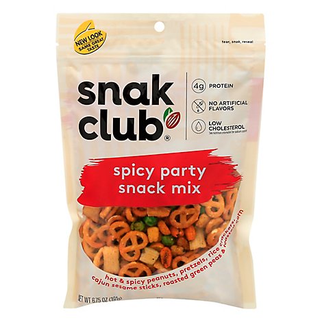 Snak Club Spicy Party Mix - 6.75 Oz