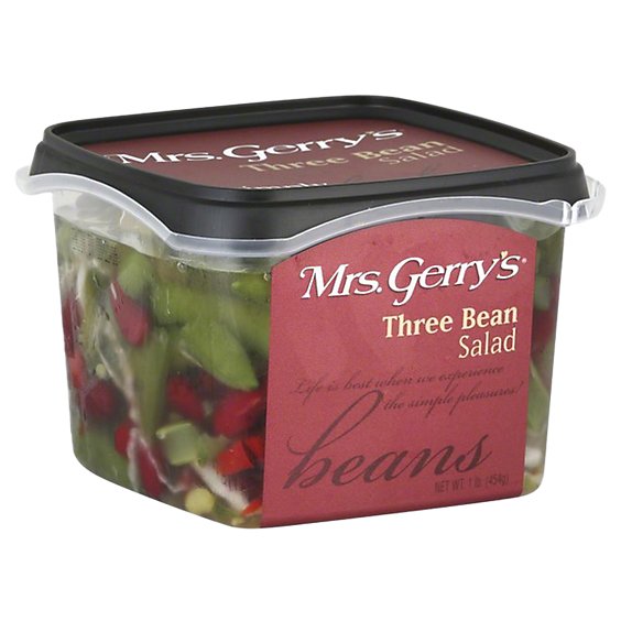 Mrs Gerrys Three Bean Salad - 0.50 Lb