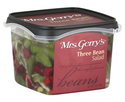 Mrs Gerrys Three Bean Salad - 0.50 Lb