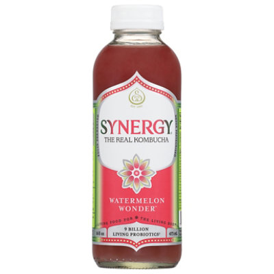 Gts Kombucha Synergy Watermelon Wonder - 16 Fl. Oz. - Image 3